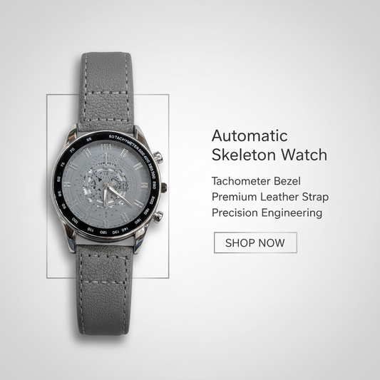 Vitz Vogue Gray Men Watch