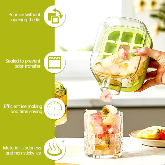Easy Press Ice Cube Tray Bottle