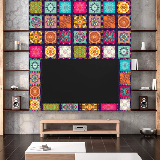 50Pcs Walls Self Adhesive Tile Sticker For Home Decor